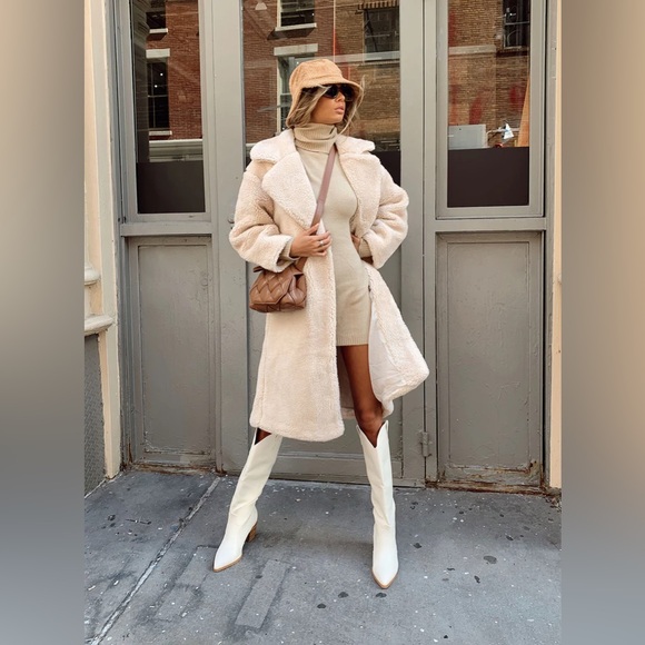 Princess Polly Leah Teddy Coat - Picture 1 of 7